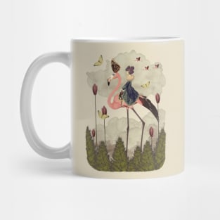 Giant flamingo ride Mug